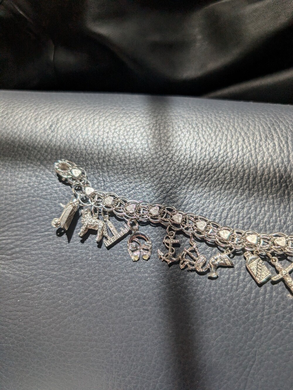 Forstner Vintage Sterling Silver Souvenir Charm Bracelet — 38 Grams - Picture 6 of 12
